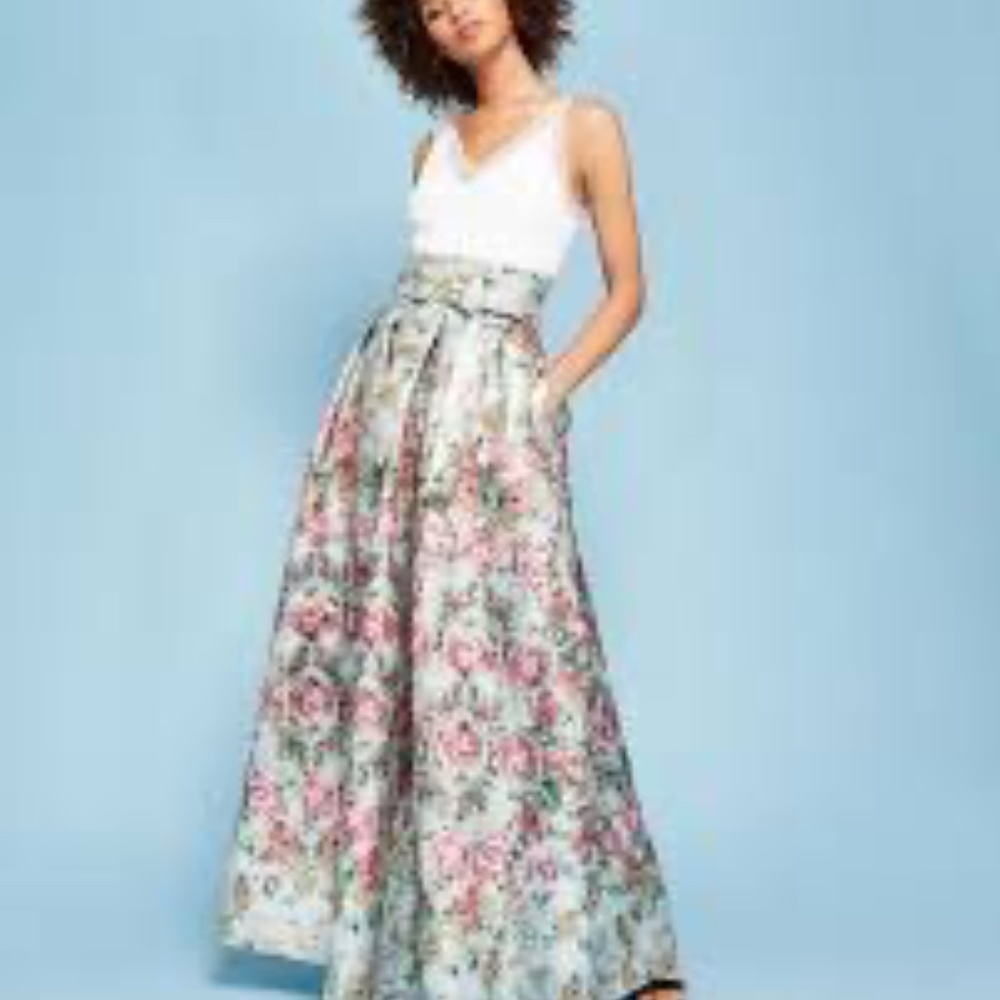 Ted Baker Meigan Bow-Detail Jacquard Maxi Dress - NWOT-Never Worn. - Picture 2 of 7